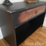 black brown distressed furniture